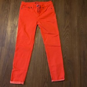 Stylus orange jeans size 2